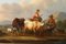 Dieboldt, Paisajes con vacas, óleo sobre tabla, Juego de 2, Enmarcado, Imagen 3