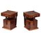 Bedside Tables in Macassar Ebony Veneer, Set of 2 1