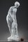 Nach Falconet, Diane aux Bains, Skulptur aus weißem Marmor 3