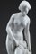 After Falconet, Diane aux Bains, Sculpture in White Marble, Image 9