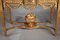 Louis XVI Konsolentisch aus vergoldetem & geschnitztem Holz 7