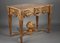 Louis XVI Style Gilded and Carved Wood Console 2