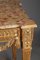 Consolle in stile Luigi XVI in legno intagliato e dorato, Immagine 15