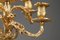Candelabros estilo Rocaille de bronce dorado, Imagen 11