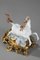 Chevaux en Porcelaine à Monture Dorée par Samson Manufactory, Set de 2 4