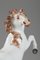 Chevaux en Porcelaine à Monture Dorée par Samson Manufactory, Set de 2 11