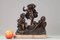 Cupidos tocando música, finales del siglo XIX, grupo de esculturas de bronce, Imagen 7