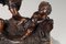 Amorini che suonano musica, fine XIX secolo, gruppo scultoreo in bronzo, Immagine 4