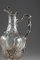Silbermontierter Glaskrug aus Kristallglas, 19. Jh. von Edouard Ernie, 1880er 3