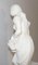 Large Young Girl with Basket of Flowers Alabaster Sculpture, 1900 14