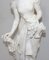 Large Young Girl with Basket of Flowers Alabaster Sculpture, 1900 7