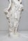 Large Young Girl with Basket of Flowers Alabaster Sculpture, 1900 6