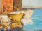 Barche da pesca a Venezia, olio su tavola, con cornice, Immagine 6