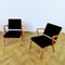 Chairs by Selman Selmanagic for Veb Deutsche Werkstätten Hellerau, 1950s, Set of 2 1