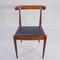 Chairs in Rosewood and Leather, Set of 6 1