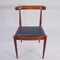 Chairs in Rosewood and Leather, Set of 6, Image 1