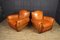 Fauteuils Club en Cuir, France, 1940s, Set de 2 9