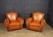 French Leather Club Armchairs 1940 , Set of 2 12