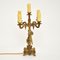 Antique French Gilt Metal Cherub Lamp 8