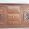 French Art Deco Oak and Marble Sideboard in the Style of Dudouyt 7