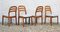Danish Chairs from Dyrlund, 1970s, Set of 4 1