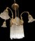 Vintage Brass Chandelier, 1930s, Image 1