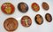 Peruvian Leather Plaques, 1950s, Set of 8 5