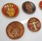 Peruvian Leather Plaques, 1950s, Set of 8 10