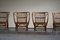 Danish Dining Chairs in Wicker by Robert Wengler, Set of 4, 1960s, Image 13