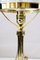 Jugendstil Tischlampe mit Original geschliffenem Glas, 1900er 3