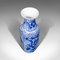 Vintage Japanese Art Deco Ceramic Vase in the Style of Delft, 1940s 7