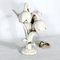 Italian White Porcelain Table Lamp, 1930s 6