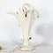 Lámpara de mesa italiana de porcelana blanca, años 30, Imagen 7