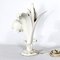 Italian White Porcelain Table Lamp, 1930s 4