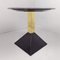 Marble and Brass Hotel Bar Table, 1970s 2
