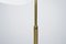 Brass and Travertine Floor Lamp, 1970s 5