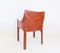 Cab 413 Leather Chairs by Mario Bellini for Cassina, Set of 2 16