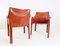 Cab 413 Leather Chairs by Mario Bellini for Cassina, Set of 2, Image 13
