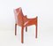 Cab 413 Leather Chairs by Mario Bellini for Cassina, Set of 2 17