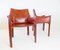 Cab 413 Leather Chairs by Mario Bellini for Cassina, Set of 2 14