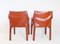Cab 413 Leather Chairs by Mario Bellini for Cassina, Set of 2 12