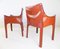 Cab 413 Leather Chairs by Mario Bellini for Cassina, Set of 2 2