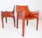 Cab 413 Leather Chairs by Mario Bellini for Cassina, Set of 2 7