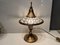 Vintage Crystal Brass Table Lamps, 1960s, Set of 2, Image 8