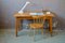 French Modern Desk with Compass Feet 2