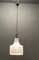 Lámpara colgante italiana de vidrio opalino, Imagen 8