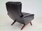 Fauteuil en Cuir Noir par Georg Thams pour Vejen Polstermøbelfabrik, Danemark, 1960s 14