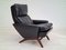 Danish Black Leather Armchair by Georg Thams for Vejen Polstermøbelfabrik, 1960s 1