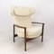 Large Wing Back Lounge Chair by Ib Kofod-Larsen, Denmark, 1950s, Image 3