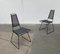 Postmoderne Vintage Beistellstühle aus Metall von Rolf Rahmlow, 1980er, 2er Set 15
